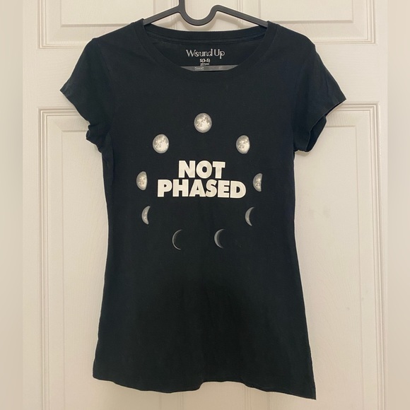 Graphic Tee - Not Phased - Phases of the Moon 🌚 - Picture 1 of 4